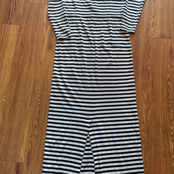 J Crew Classic Maxi blue and cream dress - Picture 14 of 14